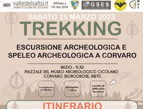 Escursione archeologica e speleo archeologica a Corvaro